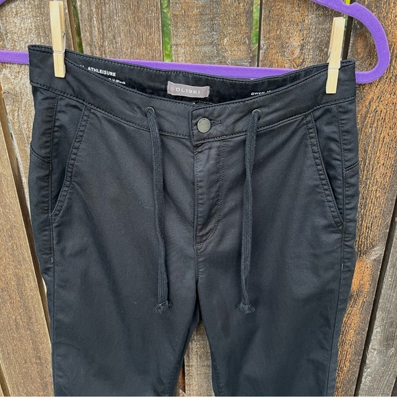 DL1961 Black Gwen Jogger Pants Sz 23 - Picture 5 of 15